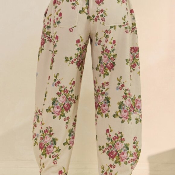 Floral French Terry Joggers Bottom ONLY - Picture 13 of 13